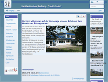 Tablet Screenshot of hardtwaldschule-seulberg.de